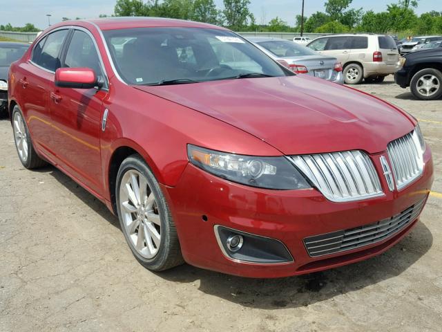 1LNHL9FTXBG607285 - 2011 LINCOLN MKS RED photo 1