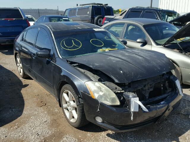 1N4BA41E04C923225 - 2004 NISSAN MAXIMA SE BLACK photo 1