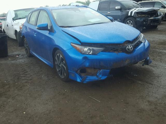 JTNKARJE9JJ565214 - 2018 TOYOTA COROLLA IM BLUE photo 1