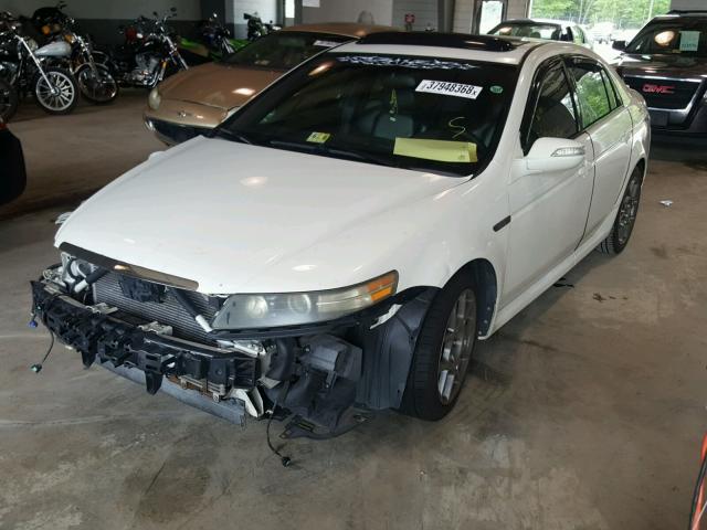 19UUA76597A012230 - 2007 ACURA TL TYPE S WHITE photo 2