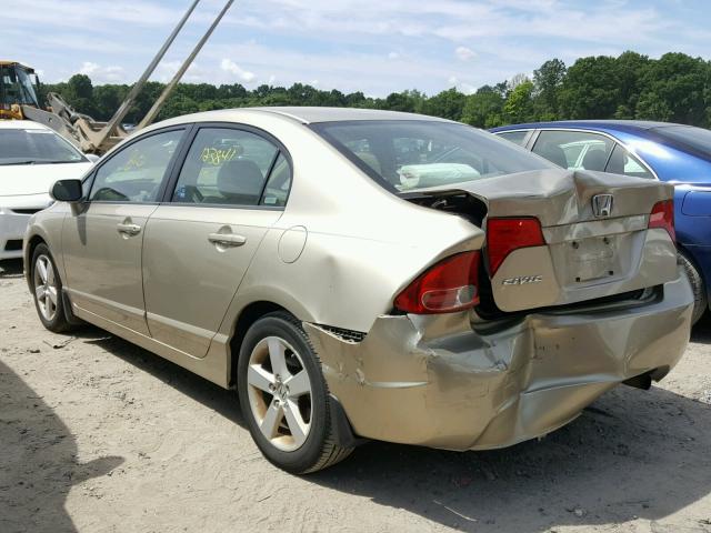 1HGFA16908L081144 - 2008 HONDA CIVIC EXL BEIGE photo 3