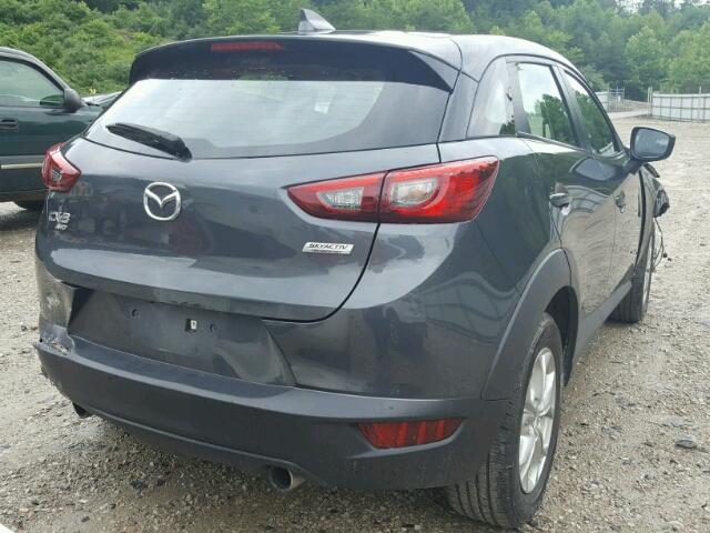 JM1DKFB71G0135152 - 2016 MAZDA CX-3 SPORT GRAY photo 4