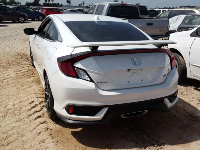 2HGFC3A59JH751366 - 2018 HONDA CIVIC SI WHITE photo 3