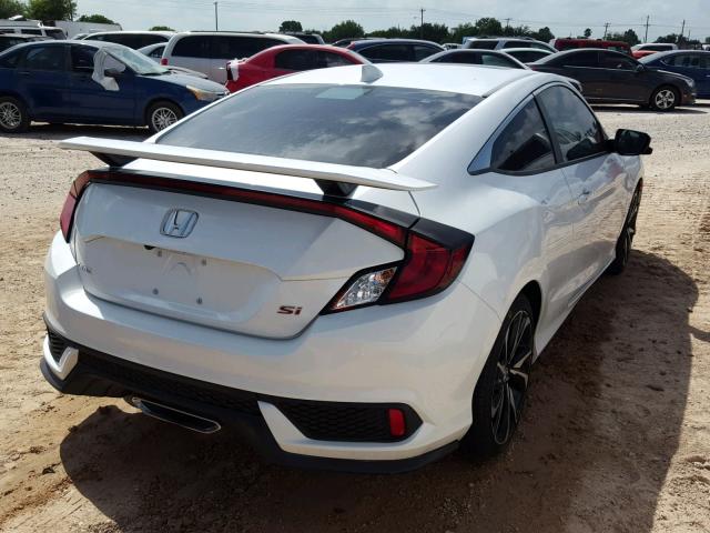 2HGFC3A59JH751366 - 2018 HONDA CIVIC SI WHITE photo 4