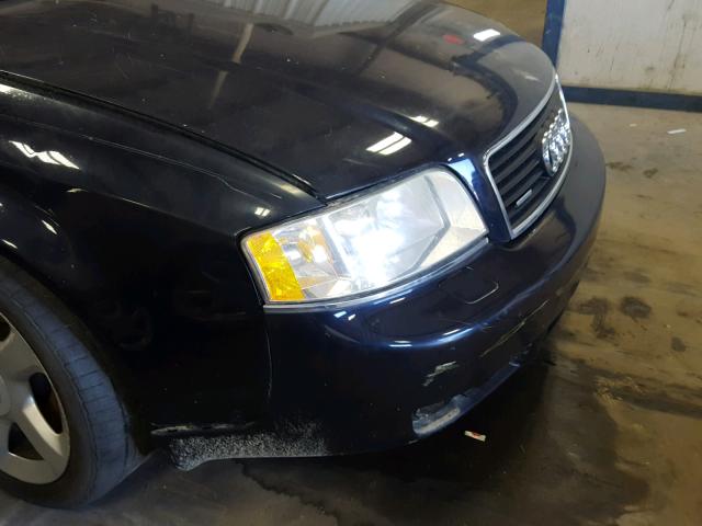 WAULD64B53N075927 - 2003 AUDI A6 2.7T QU BLUE photo 9