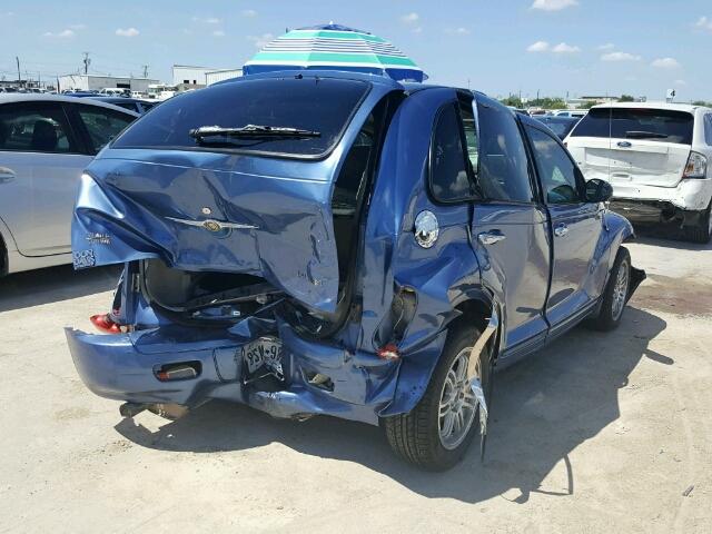 3A8FY688X6T295905 - 2006 CHRYSLER PT CRUISER BLUE photo 4