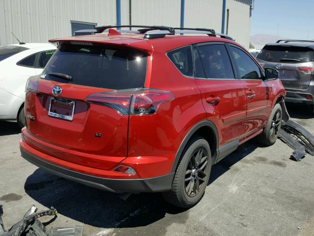 JTMZFREV6HJ104061 - 2017 TOYOTA RAV4 LE RED photo 4