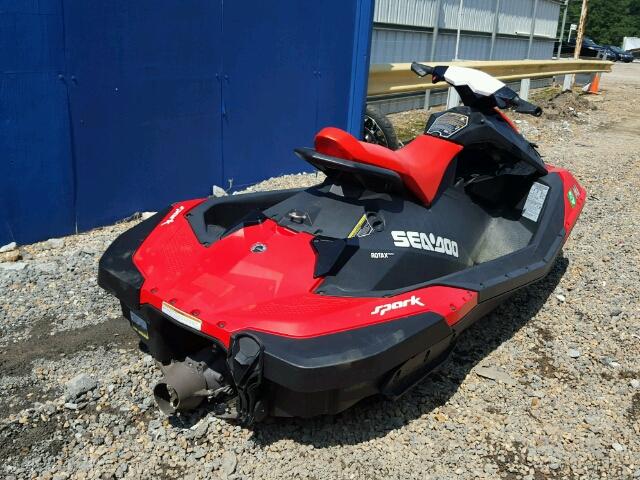 YDV52421B616 - 2016 BOMBARDIER JETSKI RED photo 4