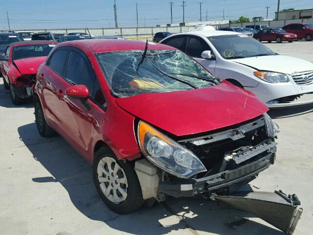 KNADN5A33C6012263 - 2012 KIA RIO EX RED photo 1