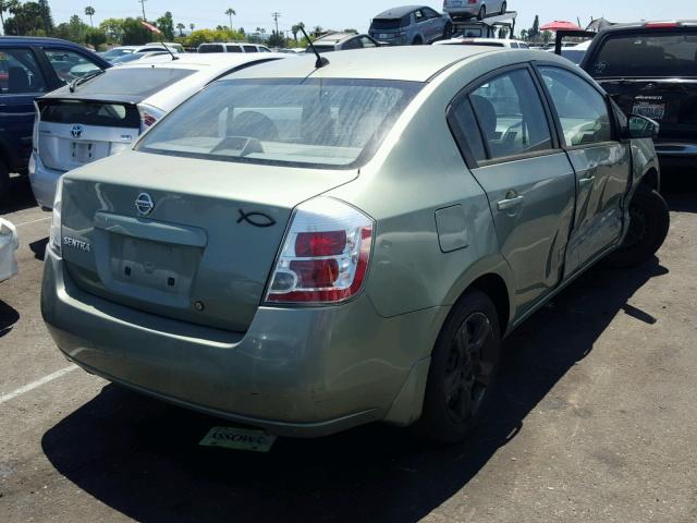 3N1AB61E08L737275 - 2008 NISSAN SENTRA 2.0 GREEN photo 4