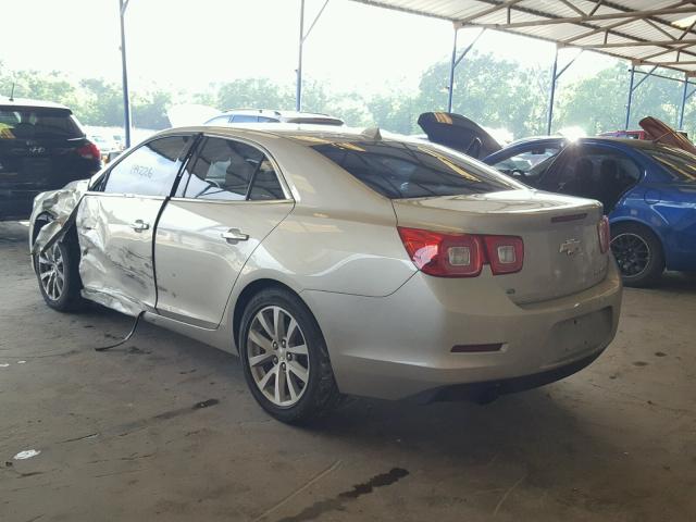 1G11H5SL8EF201417 - 2014 CHEVROLET MALIBU LTZ ოქროსფერი ფოტო 3