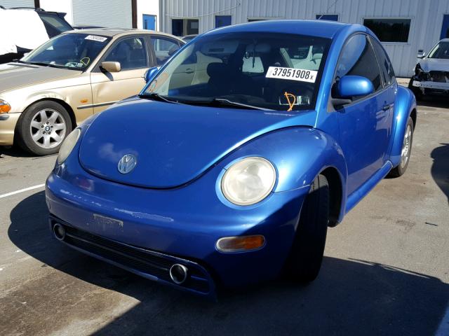 3VWBB61C5WM022237 - 1998 VOLKSWAGEN NEW BEETLE 蓝色 照片 2