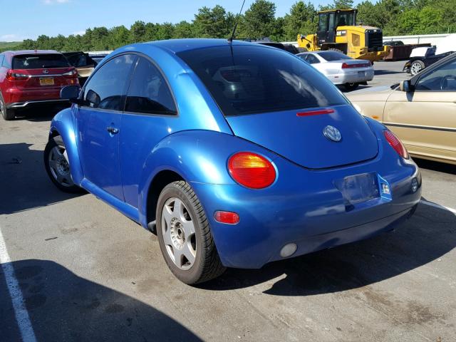 3VWBB61C5WM022237 - 1998 VOLKSWAGEN NEW BEETLE BLUE photo 3