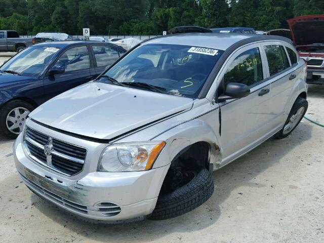 1B3HB48B48D656685 - 2008 DODGE CALIBER SX SILVER photo 2