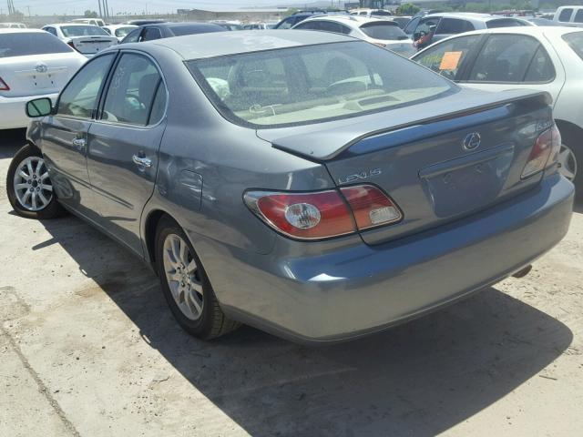 JTHBF30G130135433 - 2003 LEXUS ES 300 GREEN photo 3