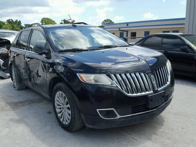 2LMDJ6JK3BBJ18854 - 2011 LINCOLN MKX BLACK photo 1