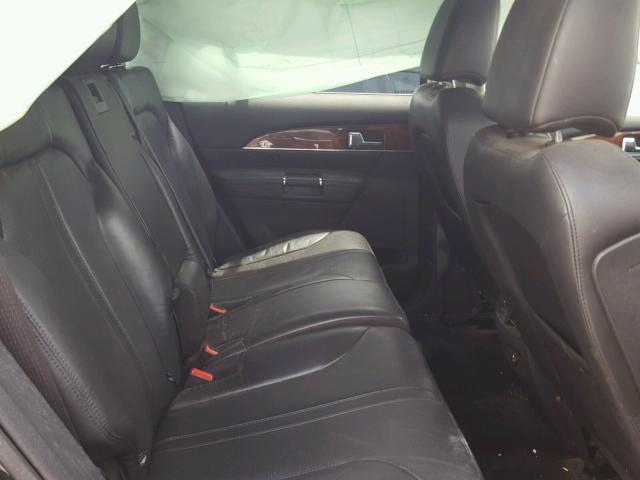 2LMDJ6JK3BBJ18854 - 2011 LINCOLN MKX BLACK photo 6
