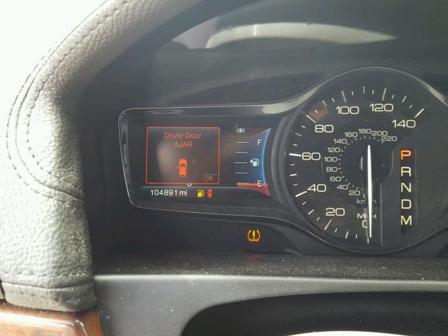 2LMDJ6JK3BBJ18854 - 2011 LINCOLN MKX BLACK photo 8