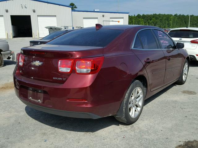 1G11C5SL3FF139859 - 2015 CHEVROLET MALIBU 1LT მუქწითელი ფოტო 4