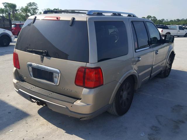 5LMFU28RX4LJ42897 - 2004 LINCOLN NAVIGATOR GOLD photo 4