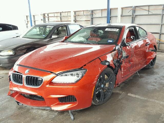 WBSLX9C52FD160802 - 2015 BMW M6 ORANGE photo 2