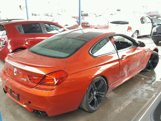 WBSLX9C52FD160802 - 2015 BMW M6 ORANGE photo 4