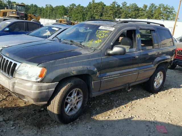 1J4GX48N53C588704 - 2003 JEEP GRAND CHER GREEN photo 2