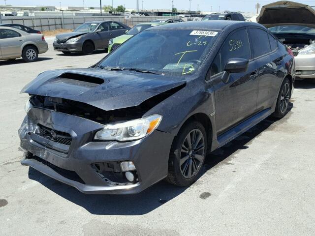 JF1VA1A69F9824942 - 2015 SUBARU WRX GRAY photo 2