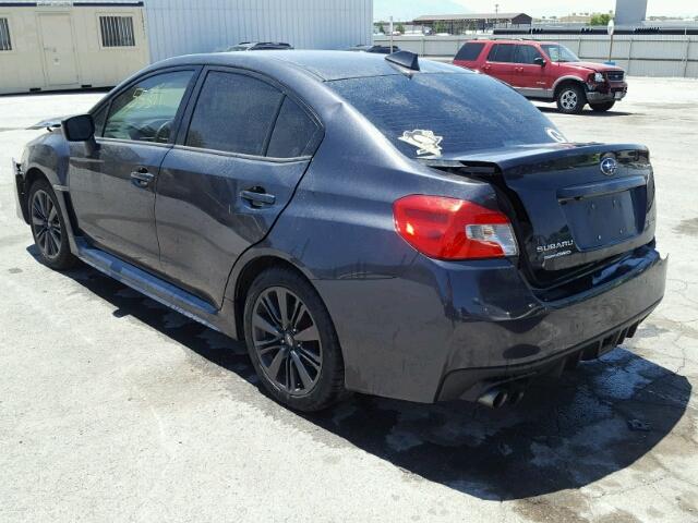 JF1VA1A69F9824942 - 2015 SUBARU WRX GRAY photo 3