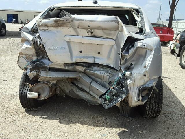 3N1AB61E28L644984 - 2008 NISSAN SENTRA 2.0 SILVER photo 9