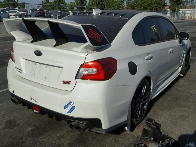 JF1VA2M67H9815533 - 2017 SUBARU WRX STI WHITE photo 4