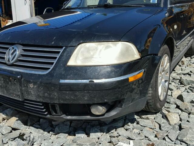 WVWPD63B43P257984 - 2003 VOLKSWAGEN PASSAT GLS BLACK photo 9