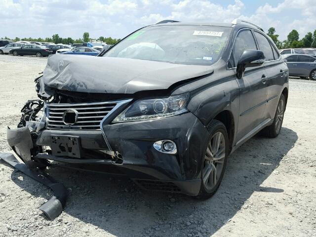 2T2BK1BA3FC274852 - 2015 LEXUS RX BLACK photo 2