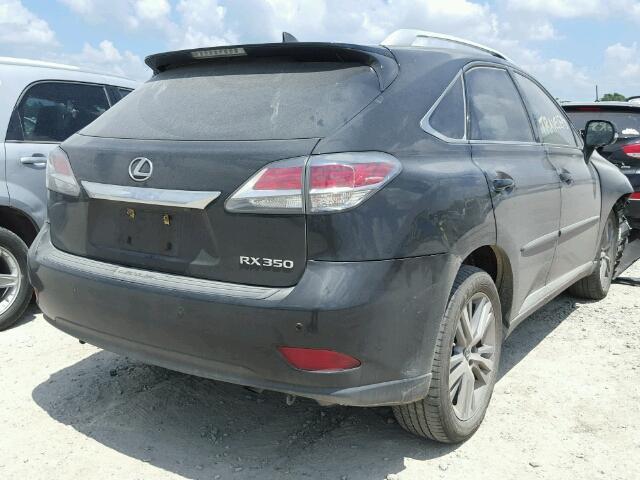 2T2BK1BA3FC274852 - 2015 LEXUS RX BLACK photo 4