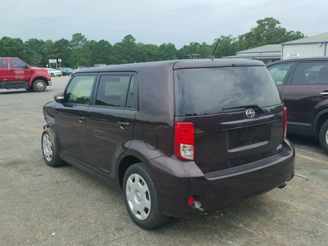 JTLZE4FE8CJ004691 - 2012 TOYOTA SCION XB Burdeos foto 3