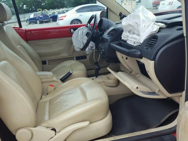 3VWCM31Y84M315930 - 2004 VOLKSWAGEN NEW BEETLE 红色 照片 5