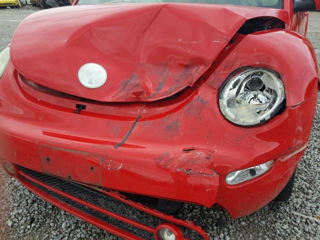 3VWCM31Y84M315930 - 2004 VOLKSWAGEN NEW BEETLE 红色 照片 9