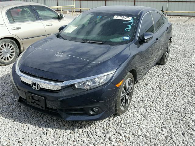 19XFC1F76GE018872 - 2016 HONDA CIVIC EXL BLUE photo 2