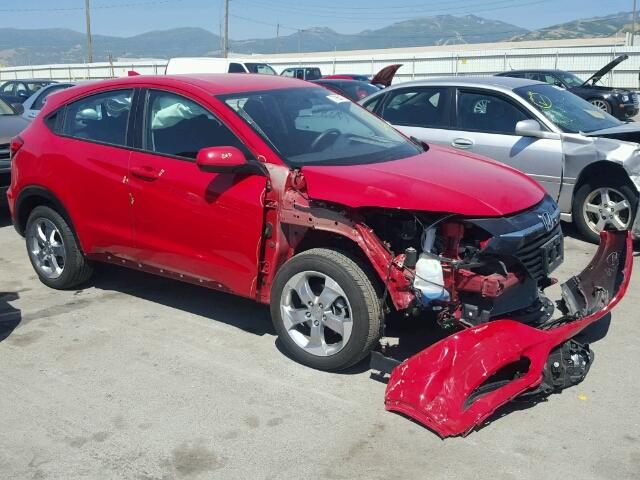 3CZRU6H34HG706029 - 2017 HONDA HR-V LX RED photo 1