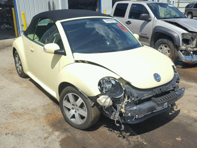 3VWRG31Y86M332960 - 2006 VOLKSWAGEN NEW BEETLE YELLOW photo 1