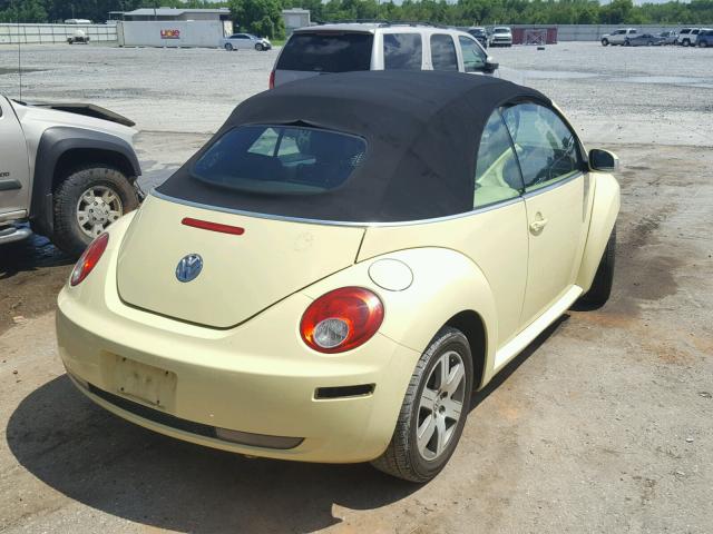 3VWRG31Y86M332960 - 2006 VOLKSWAGEN NEW BEETLE Sarı foto 4