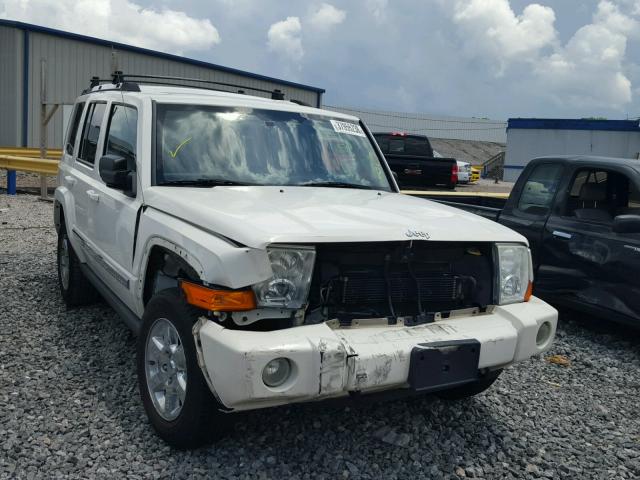 1J8HG58207C569921 - 2007 JEEP COMMANDER WHITE photo 1