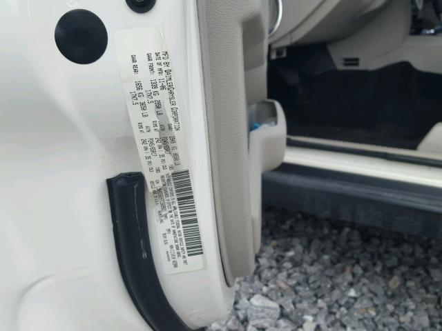 1J8HG58207C569921 - 2007 JEEP COMMANDER WHITE photo 10