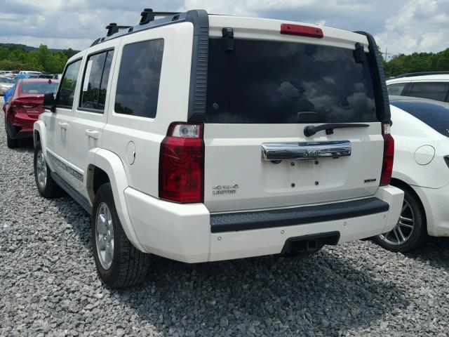 1J8HG58207C569921 - 2007 JEEP COMMANDER WHITE photo 3