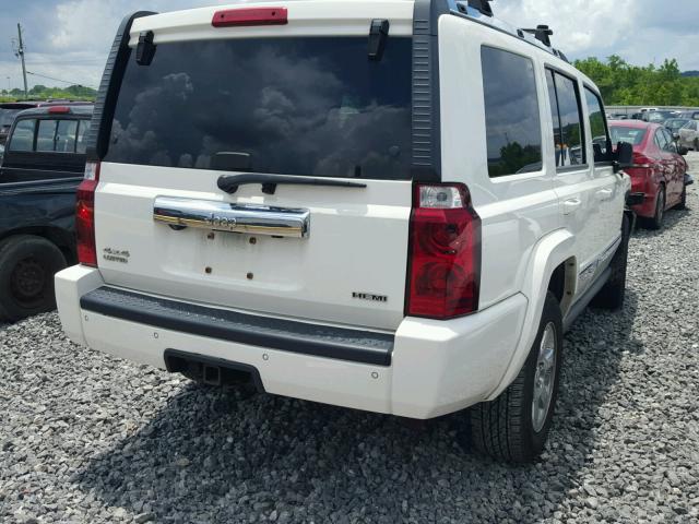 1J8HG58207C569921 - 2007 JEEP COMMANDER WHITE photo 4