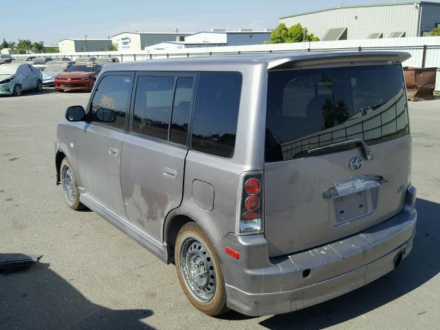 JTLKT334840165479 - 2004 TOYOTA SCION XB ვერცხლისფერი ფოტო 3