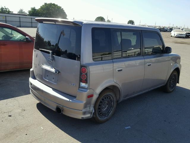 JTLKT334840165479 - 2004 TOYOTA SCION XB ვერცხლისფერი ფოტო 4