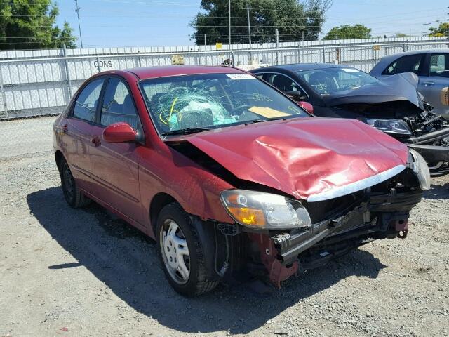 KNAFE222095668559 - 2009 KIA SPECTRA RED photo 1