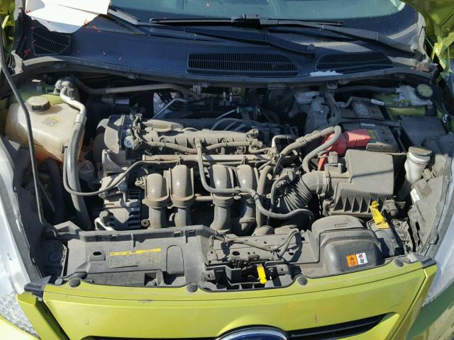 3FADP4FJ4BM167259 - 2011 FORD FIESTA SES GREEN photo 7