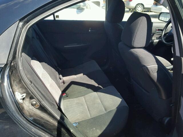 1YVHP84D745N67884 - 2004 MAZDA 6 S BLACK photo 6